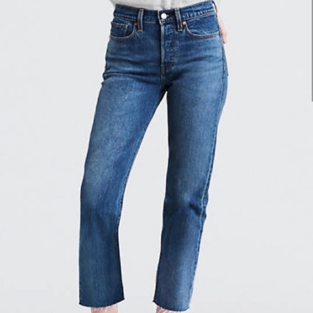 Levi’s Wedgie High Waisted Straight Leg jeans